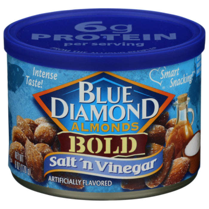 Blue Diamond – Almond Salt & Vinegar, 6 oz (Pack of 12)