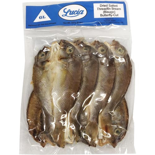 Lucia – Dried Salted Threadfin Bream – Bisugo- Butterfly Cut – 8 OZ