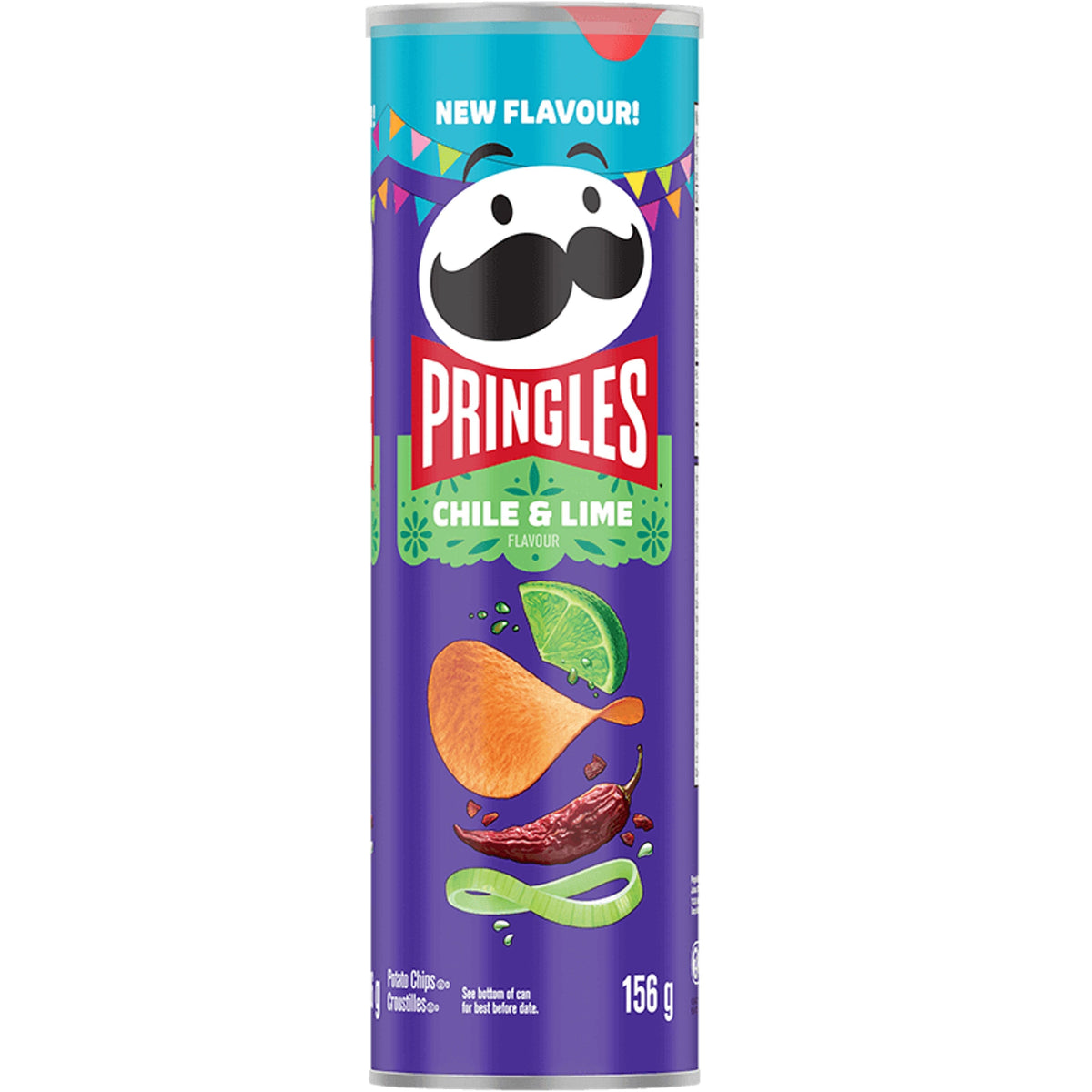 Pringles Chili & Lime 156g CANADA (Case of 12)