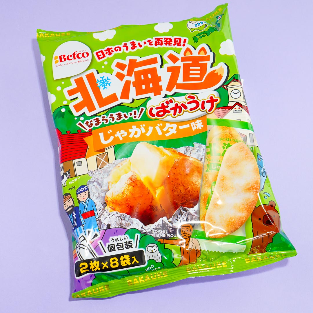 Befco Kuriyama Bakauke Rice Crackers – Buttered Potato