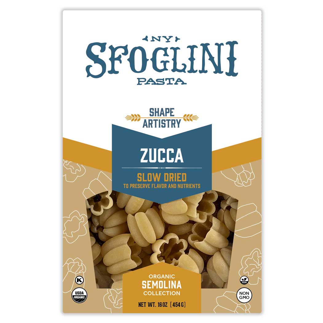 Sfoglini – Zucca, Organic Durum Semolina Pasta
