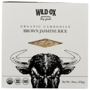 Wild Ox – Rice Jasmine Brown Cambodian, 30 oz | Pack of 6
