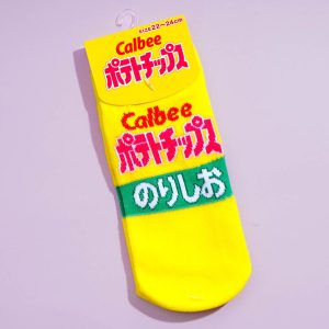 Calbee Potato Chips Salted Seaweed Socks