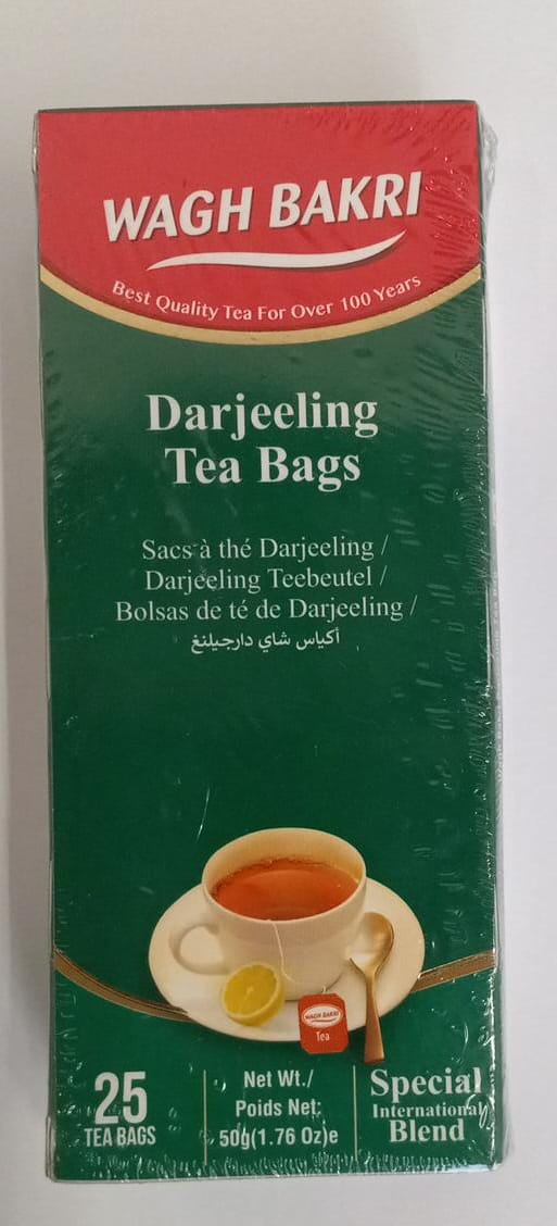 Wagh Bakri Darjeeling Tea Bags 25 – 50g(1.76oz)