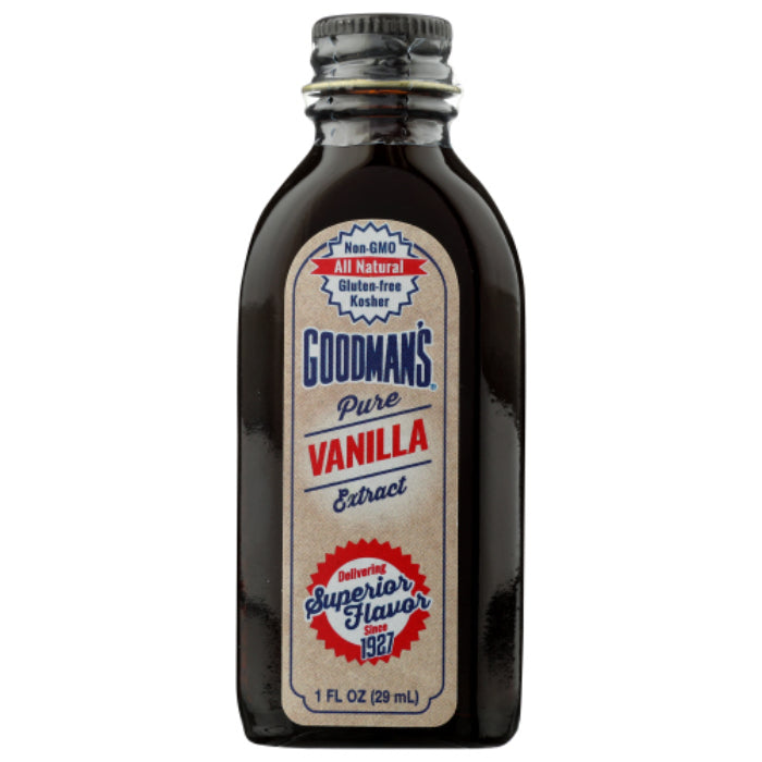 Goodmans – Extract Vanilla Pure, 1 Floz (Pack of 6)