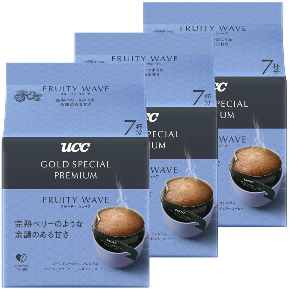 UCC GOLD SPECIAL PREMIUM One Drip Coffee Fruity Wave 3 Packs Japan – Tokyo Sakura Mall