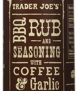 Trader Joe’s BBQ Rub and Seasoning with Coffee & Garlic, 3.5 oz