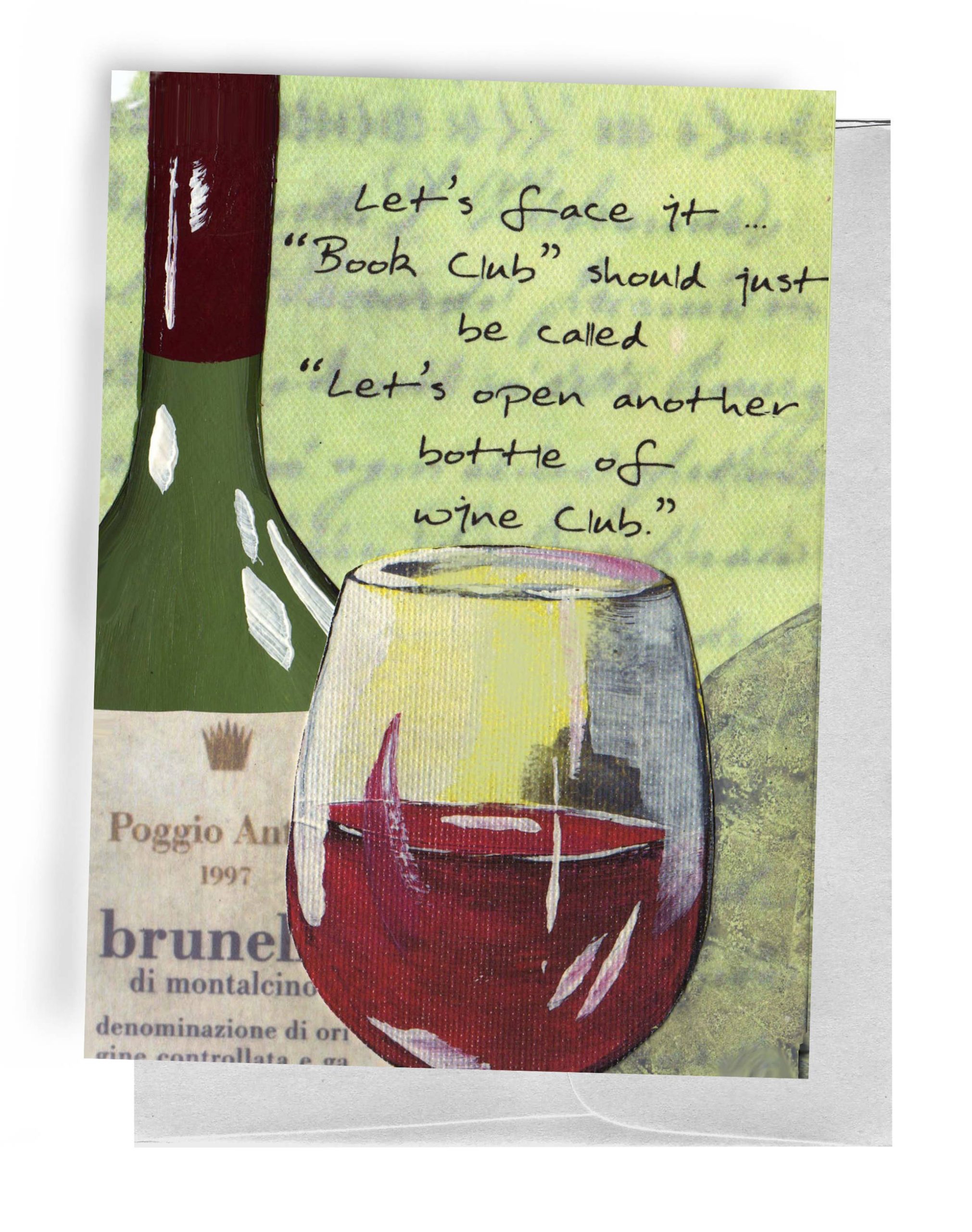 Erin Smith Art – 201 Book Club Greeting Card