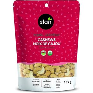 Elan – Cashews Raw 6.5 OZ – Pack of 8