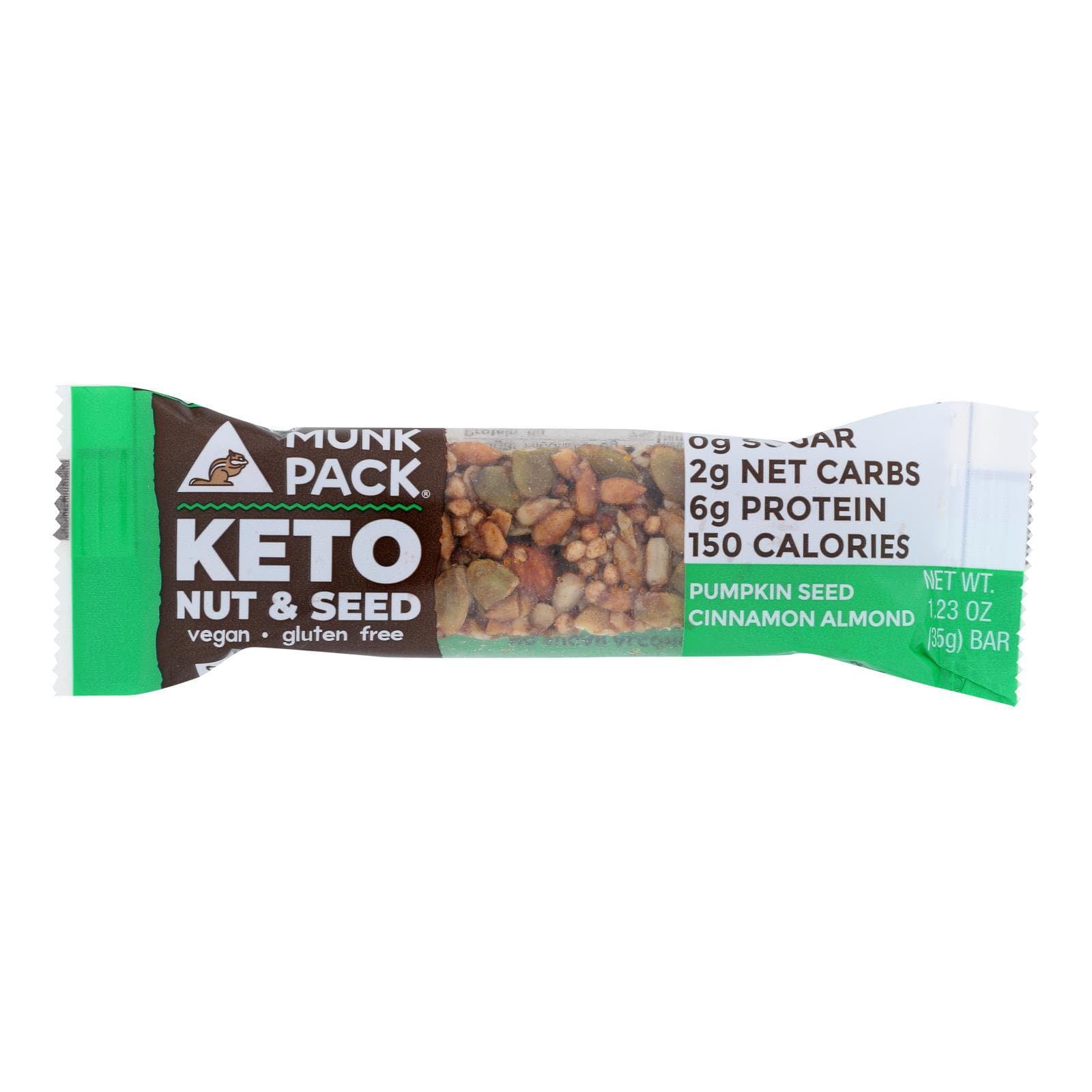 Munk Pack – Keto Nt&sd Pmknsd Cinnamon Almond -1.23 oz | Pack of 12