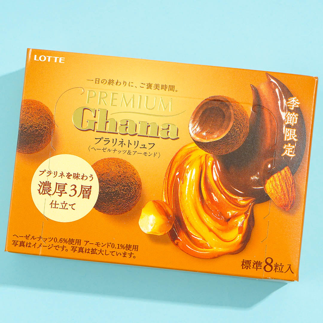 Lotte Premium Ghana Chocolate Truffles – Hazelnut & Almond Praline