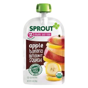 Sprout – Organic Apple Banana Butternut Squash Baby Food