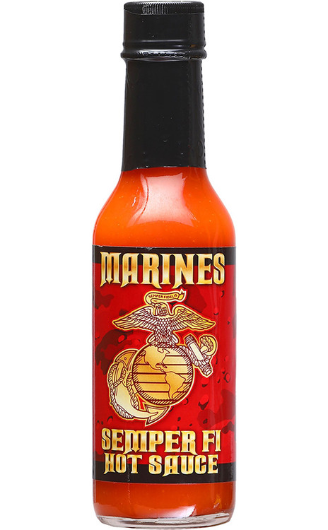 Semper Fi Marine Corps Habanero Gourmet Hot Sauce, 5oz.