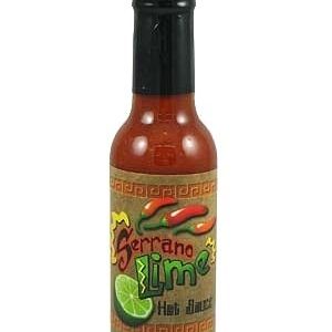 Serrano Lime Hot Sauce, 5oz.