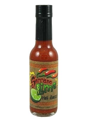 Serrano Lime Hot Sauce, 5oz.