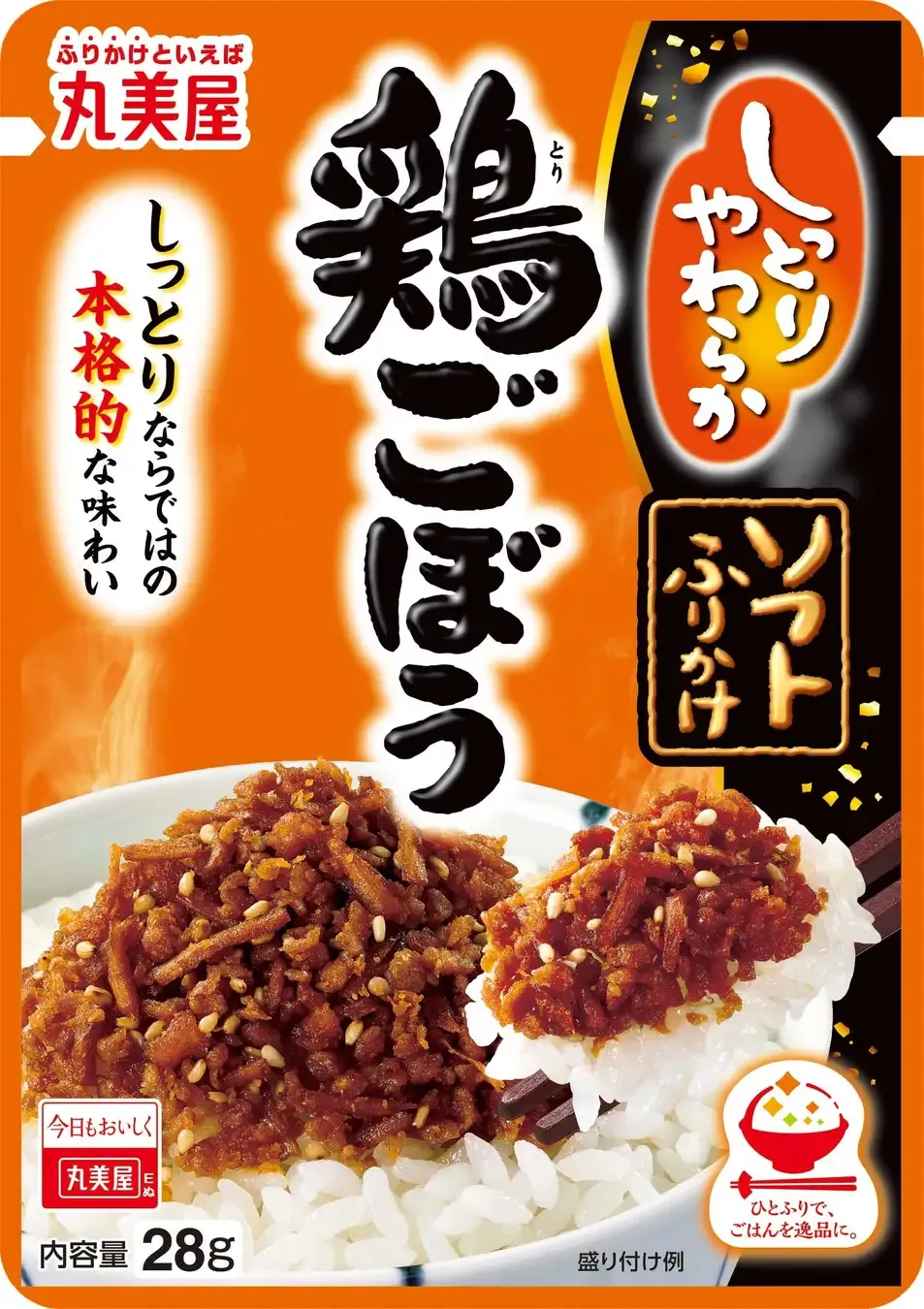 Marumiya “Soft Furikake, Tori Gobo”, Bonito, Chicken and Burdock 28g