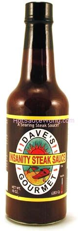 Dave’s Insanity Steak Sauce, 10oz.