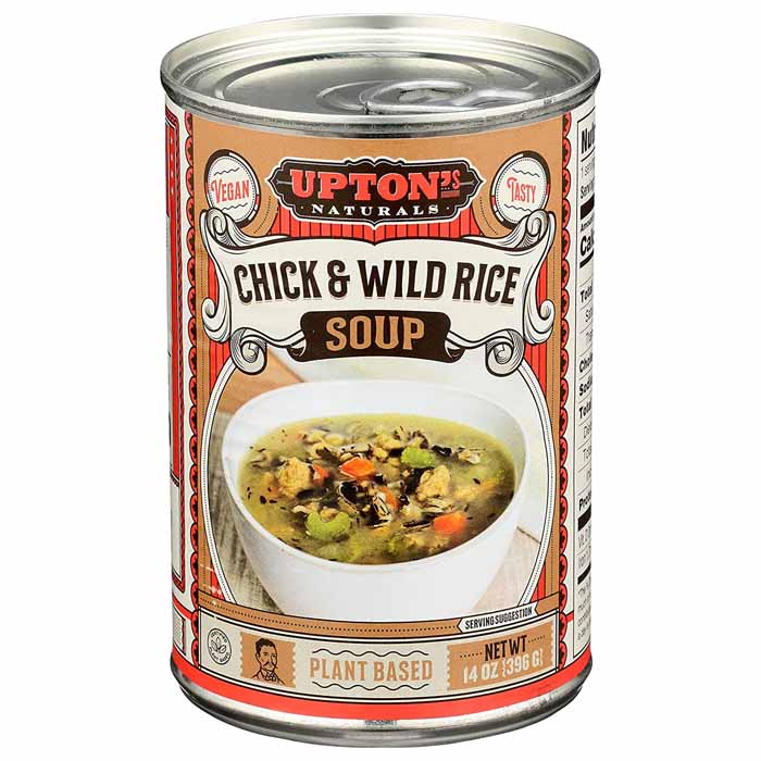 Upton’s Naturals – Chick & Wild Rice Soup, 14oz