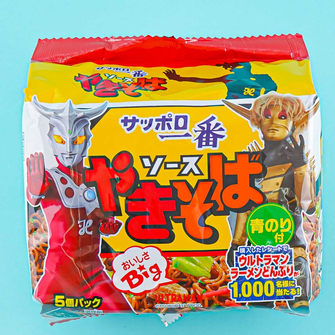 Ultraman Sapporo Ichiban Noodle Pack – Sauce Yakisoba