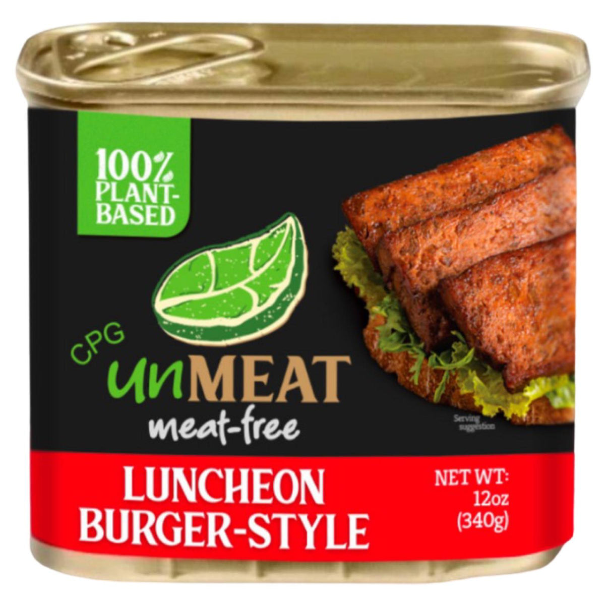 Unmeat – Meat Free – Luncheon – Burger-Style – 100% Plant Based – 340 G
