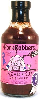 Pork Rubbers RAZ-B-QUE BBQ Sauce, 12oz.