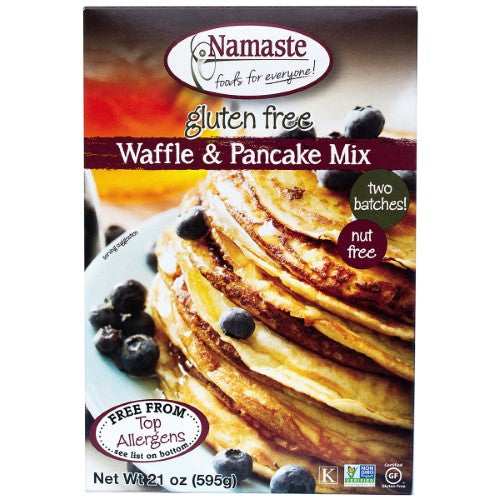 Namaste Foods – Waffle & Pancake Mix, 21 Oz | Pack Of 1