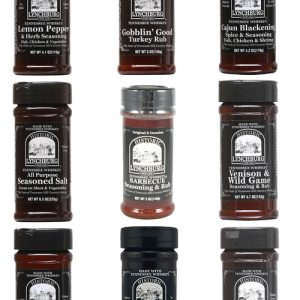 Tennessee Whiskey Seasoning Gift Set, 3/4.5oz, 5/5oz, 1/8.3oz.