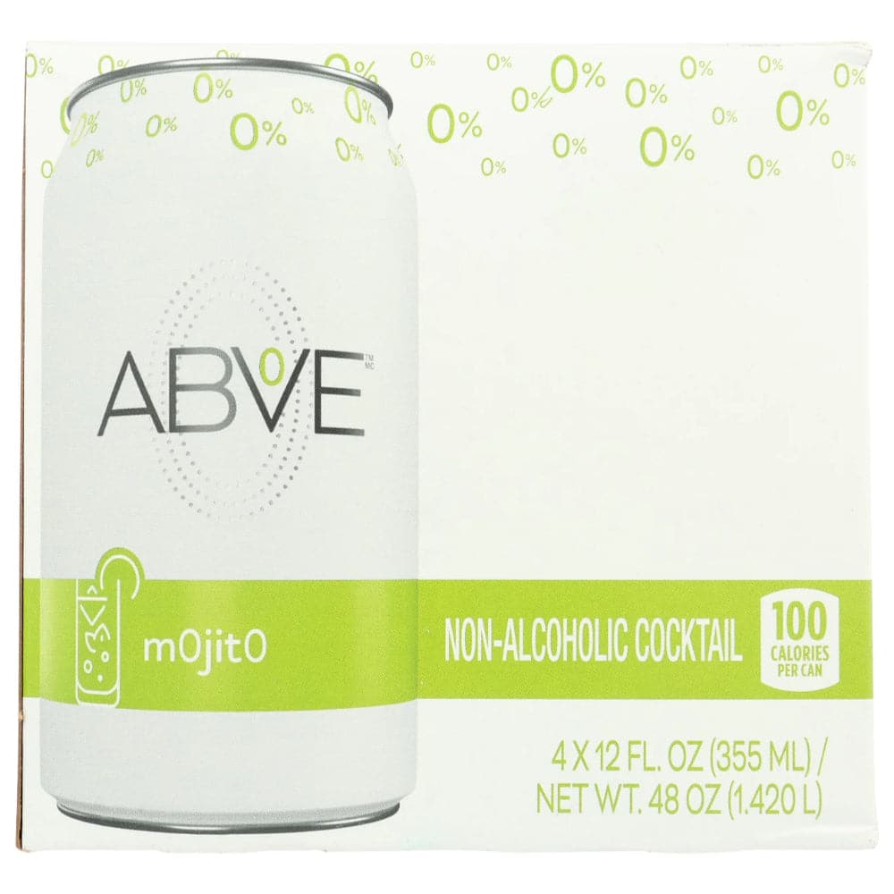 Above – Mojito Non Alcoholic Cocktails 4Pk, 48 FO – Pack of 6