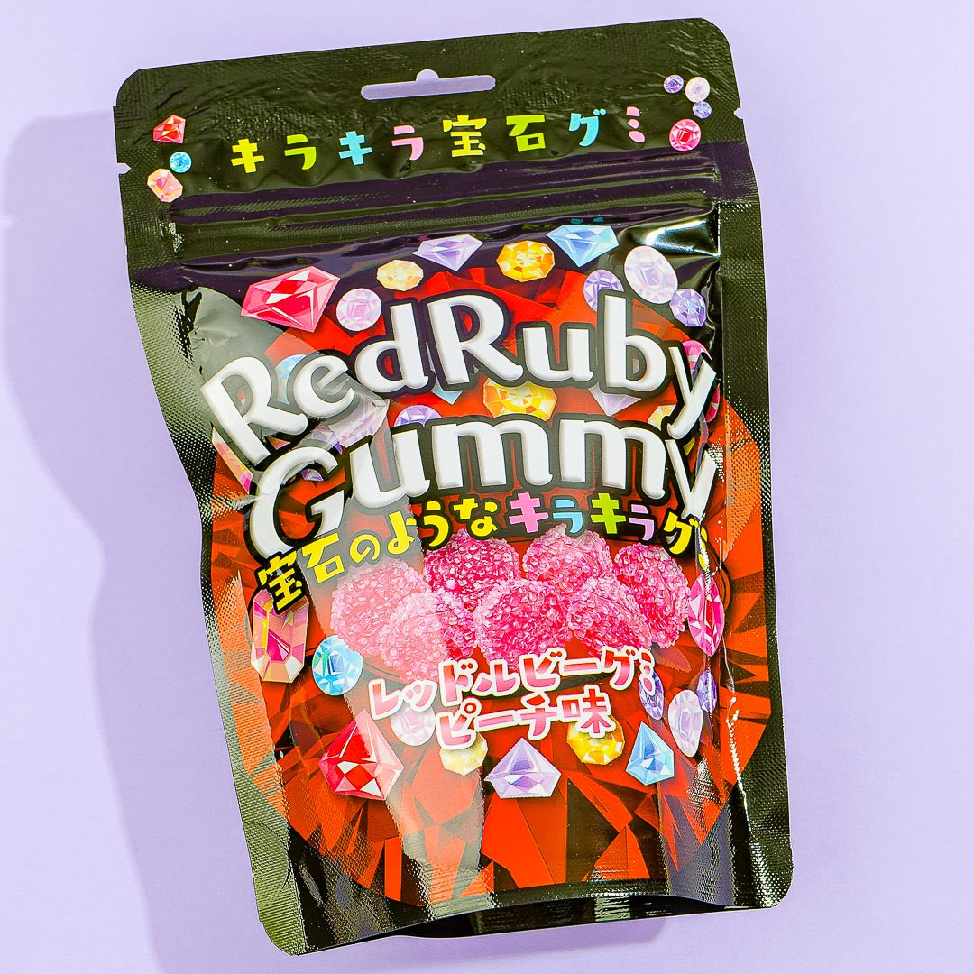 Red Ruby Gummy Candy – Peach