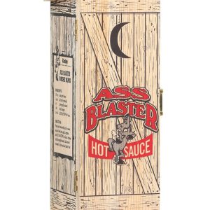 Hot Sauce Ass Blaster In Wooden Outhouse 5 oz Heat 10 Arizona