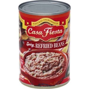 Casa Fiesta – Medium Spicy Refried Beans, 16 Oz