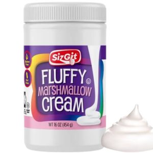 Sizgit Fluffy Marshmallow Cream, 16 oz, Gluten-Free, Kosher Certified