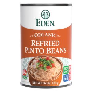 Eden Foods – Bean Refried Pinto Organic, 16 Oz | Pack of 12