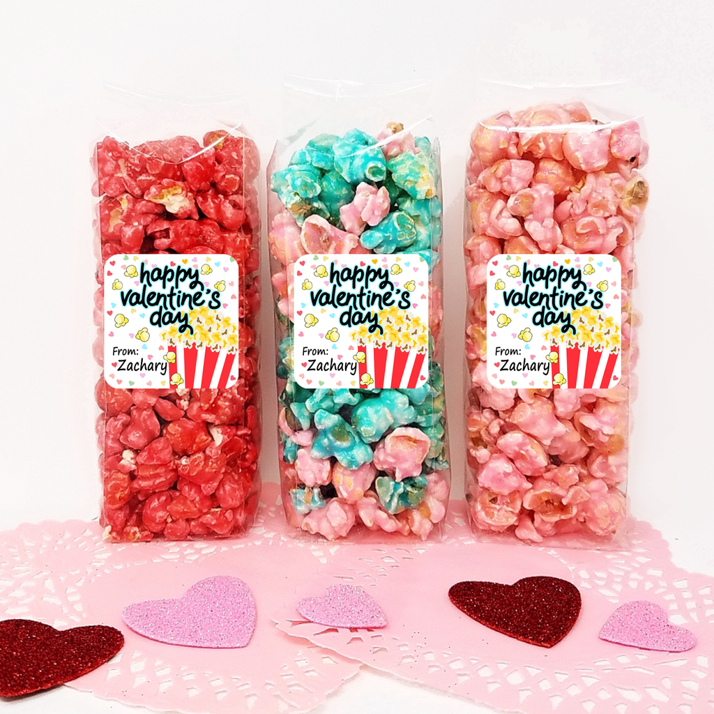 Popcorn Pieces – Valentine Popcorn Party Favors