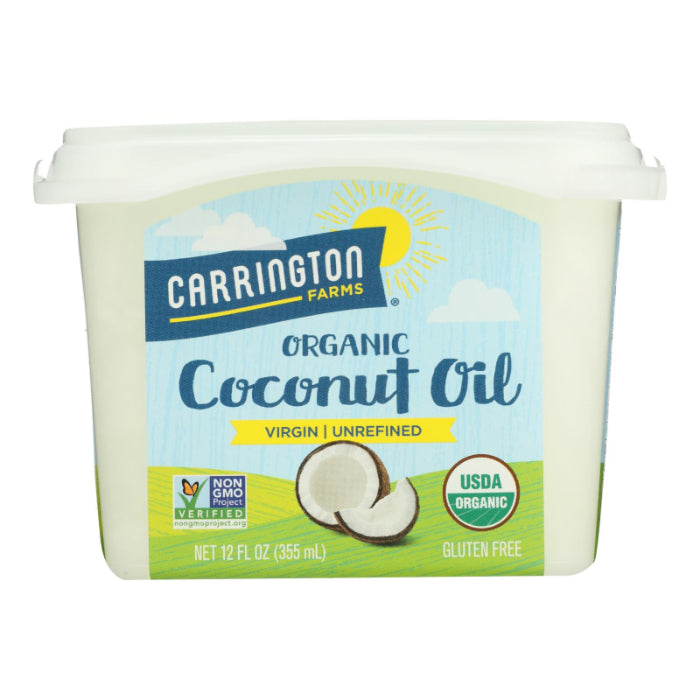 Carrington Farms – Coconut Oil, 12 Oz | Pack Of 6