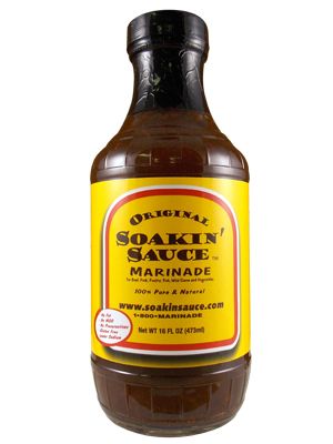 Original Soakin’ Sauce Marinade, 16oz.