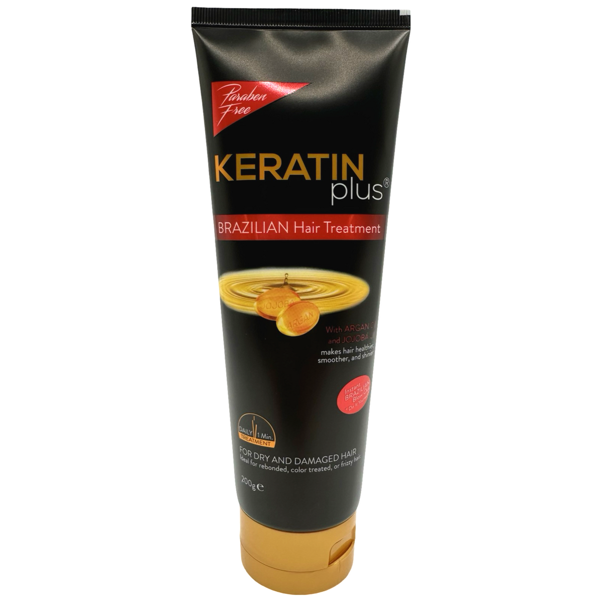 Keratin Plus – Brazilian Hair Treatment – BLACK – 200 G