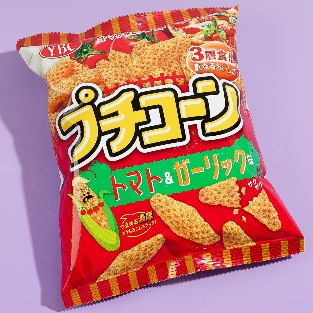 YBC Petit Corn Snack – Tomato & Garlic