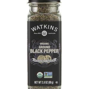 Watkins Ssnng Black Pepper Ground Org 2.8 Oz – Pack Of 3