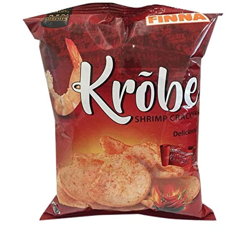 Finna – Krobe – Shrimp Crackers – Hot and Spicy – 2.5 OZ