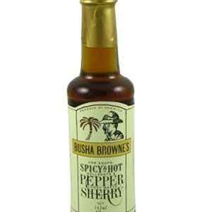 Busha Browne’s Hot Pepper Sherry, 5oz.