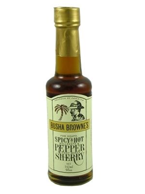Busha Browne’s Hot Pepper Sherry, 5oz.