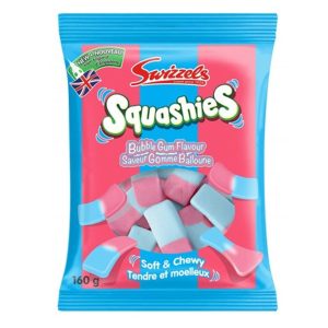Squashies Bubble gum 160g UNITED KINGDOM (Case of 12)