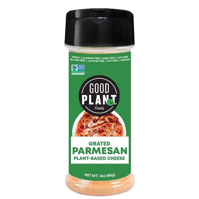 Good Planet Foods – Plant-Based Grated Parmesan Shaker, 3oz