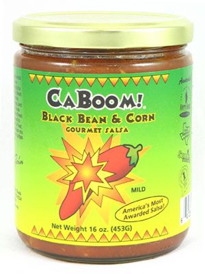CaBoom Black Bean & Corn Gourmet Salsa, 16oz.