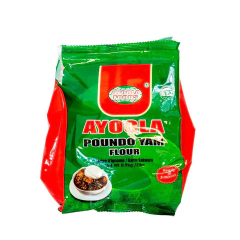 Ayoola Poundo Yam Flour 1lb | Authentic African Yam Flour