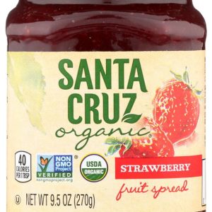 Santa Cruz Organic Fruit Spread Strawberry 9.5 Oz | Pack of 6