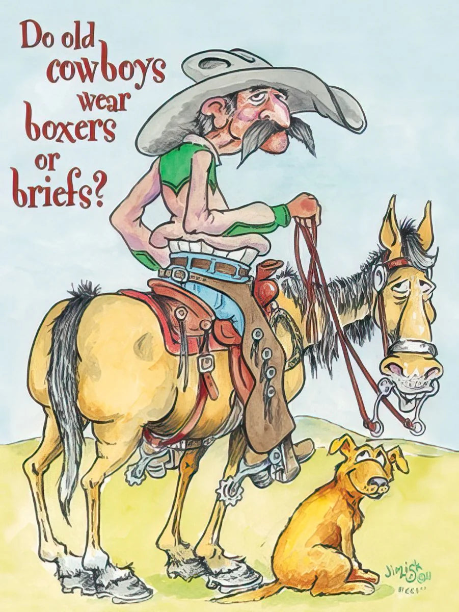 Boxers Or Briefs?- Birthday Greeting from Leanin’ Tree