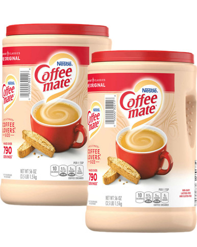 Nestle Coffee-mate The Original Powdered Coffee Creamer, 56 oz. (Pack of 2)