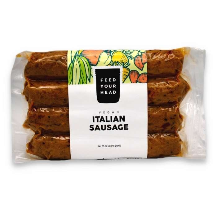 Feed Your Head – Vegan Italian Sausage, 4 Pack | Buy From PlantX